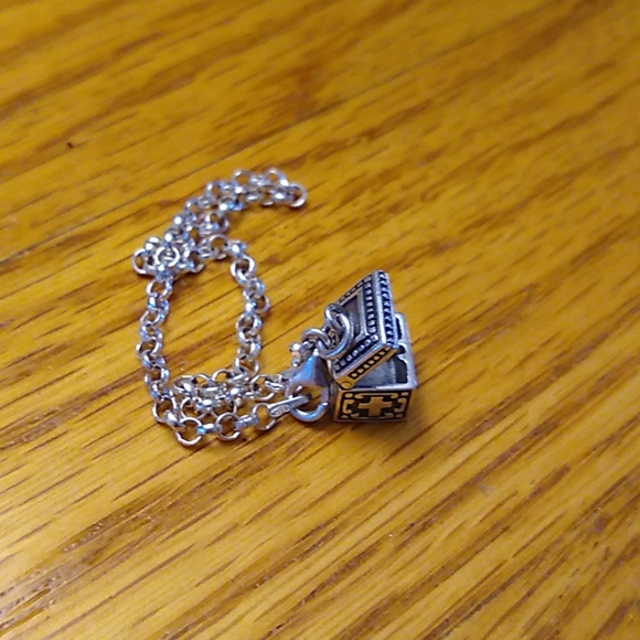 SILVER PRAYER BOX BRACELET - Picture 4 of 4